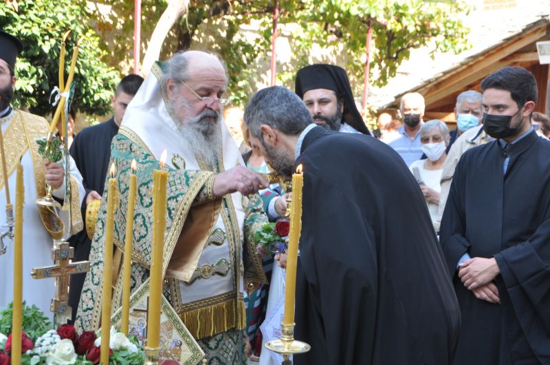 Ἡ Ἑορτή τῆς Ὑψώσεως τοῦ Τιμίου Σταυροῦ στήν Ἱερά Μονή Εἰκοσιφοινίσσης -2021